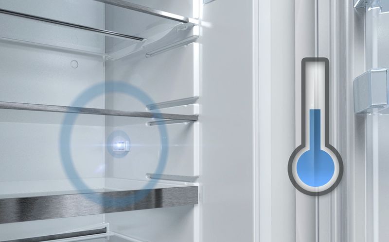 FreshSense: климат контроль холодильника Bosch KSV36VW21R