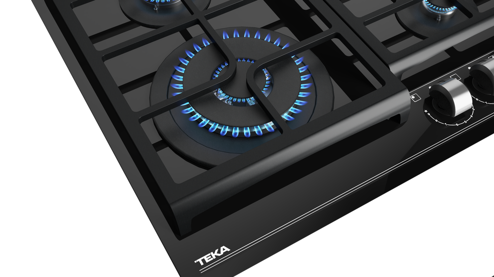 Автоматический электроподжиг в каждой рукоятке - это включение любой конфорки в одно мгновение!