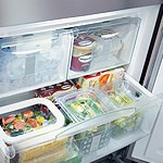Контейнеры секции BioFresh на телескопических направляющих